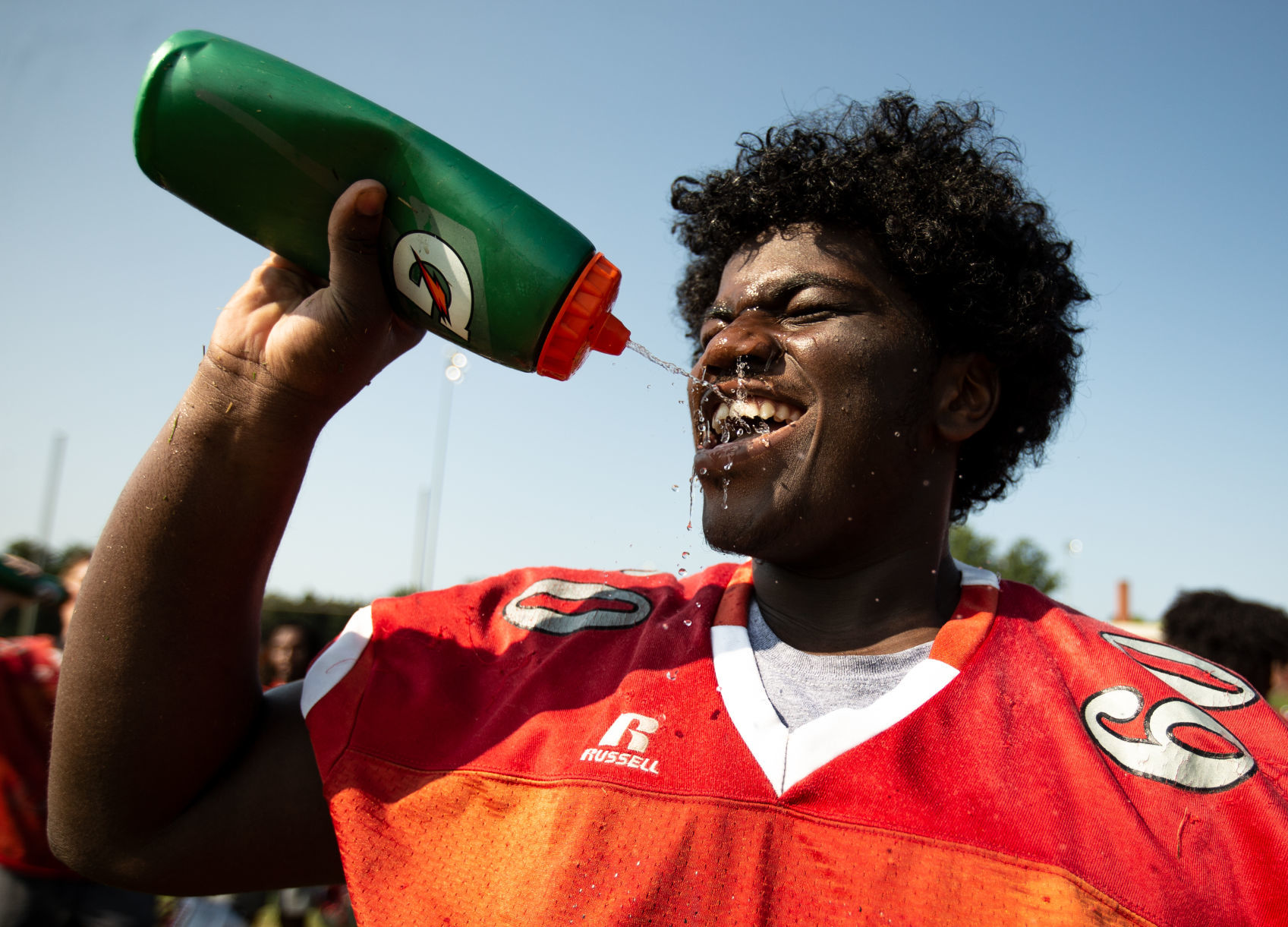 First day of football practice